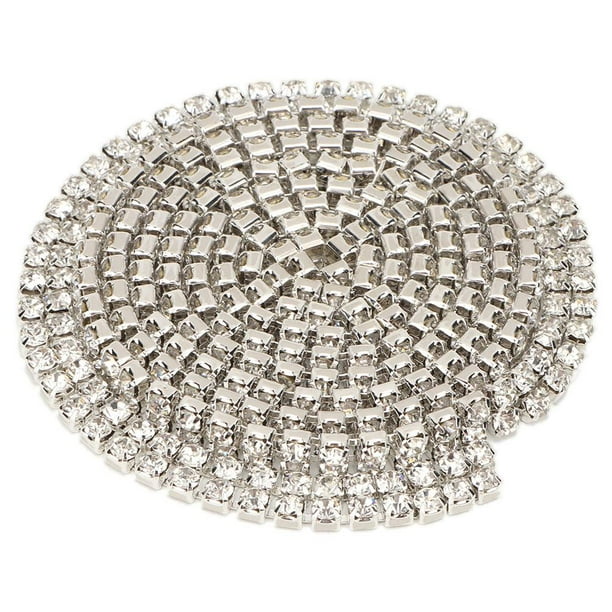 DIY Crystal Glass Diamonds Chain Trims Applique Clothes Furniture Decoration DIY Crystal Glass Diamonds Chain Trims Applique Clothes Furniture Decoration